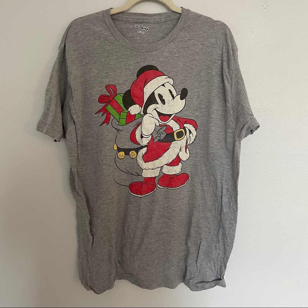 Disney Mickey Mouse Santa Graphic Tee
